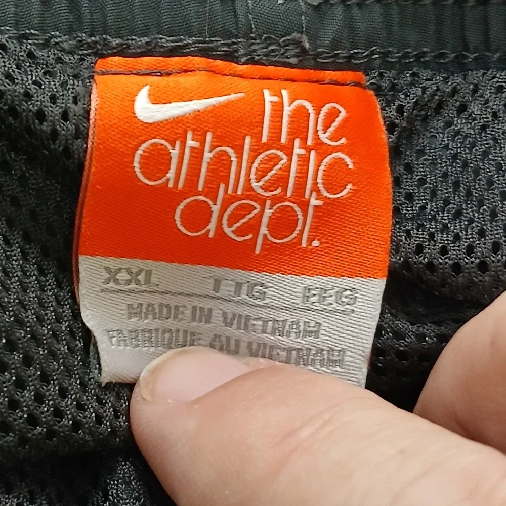 Vintage 90s Nike The Athletic Dept Mesh Lined‎ Athletic Shorts XXL Grey
